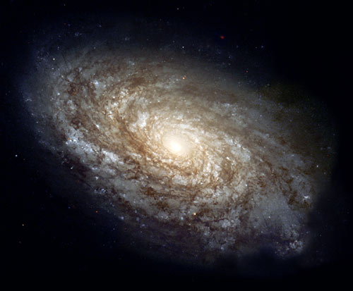渦巻き状銀河の例（ハッブル望遠鏡の画像）Credit NASA