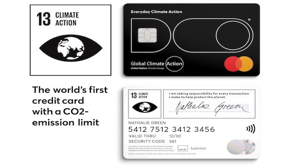 世界初のCO2制限付きクレジットカード　買い物でCO2排出量を超えると使用不可に！